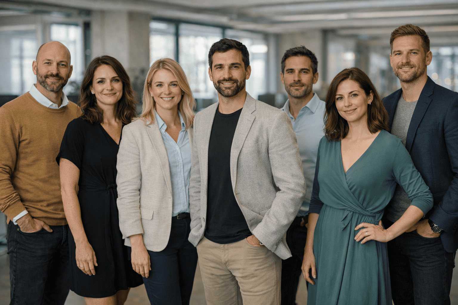 Team working on AI trading platform — Meuse Avoireve